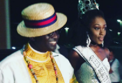  KKD with the beauty queen.